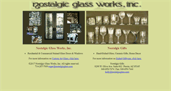 Desktop Screenshot of nostalgicglass.com